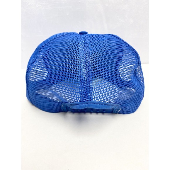 Todays American Builder Blue SnapBack trucker hat 80’s vintage mesh foam - Picture 4 of 8